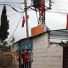 Suriye sınırındaki evlere Türk bayrağı asıldı
