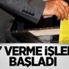 Oy Verme İşlemi Başladı Oy Verme İşlemi Başladı