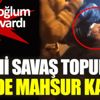 Fotoğraf çektirmek için girdi tarihi savaş topunun içinde sıkıştı Fotoğraf çektirmek için girdi tarihi savaş topunun içinde sıkıştı