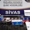 Sivas'ta kaçak sigara operasyonu