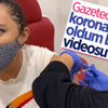 Sevilay Yılman, koronavirüs aşısı yaptırdı Sevilay Yılman, koronavirüs aşısı yaptırdı
