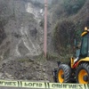 Zonguldak'ta terminal otoparkında heyelan Zonguldak'ta terminal otoparkında heyelan