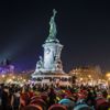 Yüzlerce göçmen, Paris'in ortasına çadır kurdu! Yüzlerce göçmen, Paris'in ortasına çadır kurdu!