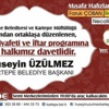 Üzülmez’den İftara Davet Üzülmez’den İftara Davet