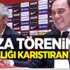 İmza töreninde ortalığı karıştıran soru!