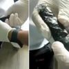 İç çamaşırına gizlediği uyuşturucuyla yakalandı