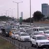 Fatih Sultan Mehmet Köprüsü'nde trafik yoğunluğu Fatih Sultan Mehmet Köprüsü'nde trafik yoğunluğu