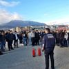 Öğrenciler yangın söndürmeyi öğrendi Öğrenciler yangın söndürmeyi öğrendi