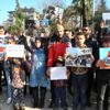 Hatay daki Suriyelilerden İdlib protestosu Hatay daki Suriyelilerden İdlib protestosu