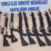 Kargo kolisinden 12 adet tüfek çıktı