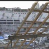 Vodafone Arena'da çatı iskelesi çöktü Vodafone Arena'da çatı iskelesi çöktü
