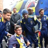 Fenerbahçe kafilesine coşkulu karşılama