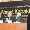 Yazar Ahmet Kabaklı anıldı Yazar Ahmet Kabaklı anıldı