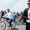 Cumhurbaşkanı Erdoğan bisiklet turunda Cumhurbaşkanı Erdoğan bisiklet turunda