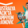 Avustralya Açık'ta şampiyon Novak Djokovic Avustralya Açık'ta şampiyon Novak Djokovic