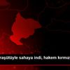 Yamaç paraşütüyle sahaya indi, hakem kırmızı kart ...