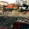 Taksim İlkyardım Hastanesi yıkıldı Taksim İlkyardım Hastanesi yıkıldı