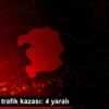 Elazığ da trafik kazası: 4 yaralı Elazığ da trafik kazası: 4 yaralı