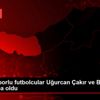 Trabzonsporlu futbolcular Uğurcan Çakır ve Benik Afobe ...