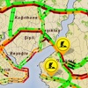 Kaza, trafiği felç etti! Kaza, trafiği felç etti!