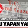 BDDK'dan BNP Paribas, CİTİ ve UBS'e TL işlem yasağı!