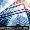 Kazım Karabekir Stadı dezenfekte edildi Kazım Karabekir Stadı dezenfekte edildi