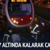 Tramvay altında kalarak can verdi!
