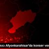 Azeri şarkıcı Afyonkarahisar da konser verdi Azeri şarkıcı Afyonkarahisar da konser verdi