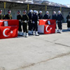 Şırnak’ta şehitler için uğurlama töreni Şırnak’ta şehitler için uğurlama töreni