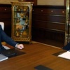 Cumhurbaşkanı Erdoğan ile Davutoğlu görüştü Cumhurbaşkanı Erdoğan ile Davutoğlu görüştü