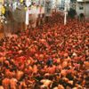 İspanya'da La Tomatina festivali İspanya'da La Tomatina festivali