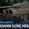 Yaşlı adamın evinde Nazi tankı bulundu