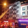 4 katlı binada çıkan yangın itfaiye ekipleri tarafından söndürüldü