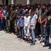 Arıza yapan 40 kişilik otobüsün içinden 150 kaçak çıktı Arıza yapan 40 kişilik otobüsün içinden 150 kaçak çıktı