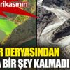 ﻿Arapapıştı Kanyonu'ndaki sular çekildi
