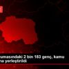 Devlet korumasındaki 2 bin 183 genç, kamu kurumlarına ... Devlet korumasındaki 2 bin 183 genç, kamu kurumlarına ...