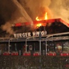 Burger King'de yangın korkuttu