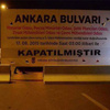 Ankara'da kapatılan yol isyan ettirdi