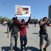 Taksim'de Ferinaz eylemine polis müdahalesi Taksim'de Ferinaz eylemine polis müdahalesi