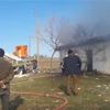 Bilecik'te metruk binada korkutan yangın Bilecik'te metruk binada korkutan yangın