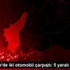 Osmaniye de iki otomobil çarpıştı: 5 yaralı Osmaniye de iki otomobil çarpıştı: 5 yaralı