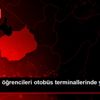 Üniversite öğrencileri otobüs terminallerinde yoğunluk ...