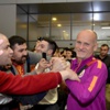 Lider'e şampiyon gibi karşılama Lider'e şampiyon gibi karşılama