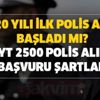 EGM 2020 yılı ilk polis alımı başladı mı? PMYO başvuru puanı ne oldu? TYT 2500 polis alımı başvuru şartları nedir? EGM 2020 yılı ilk polis alımı başladı mı? PMYO başvuru puanı ne oldu? TYT 2500 polis alımı başvuru şartları nedir?
