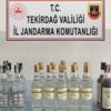 Jandarmadan kaçak içki operasyonu
