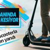 Elektrikli scooterla yola inen yandı: Polis ceza kesmeye başladı Elektrikli scooterla yola inen yandı: Polis ceza kesmeye başladı