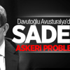 Davutoğlu: Suriye'de Sadece Askeri Problem Yok