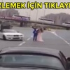 İstanbul trafiğinde tehlikeli şov!