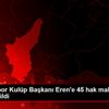 Giresunspor Kulüp Başkanı Eren e 45 hak mahrumiyeti ...