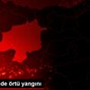 Suşehri nde örtü yangını Suşehri nde örtü yangını